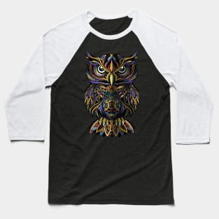 Owl mandala tribal art Baseball T-Shirt